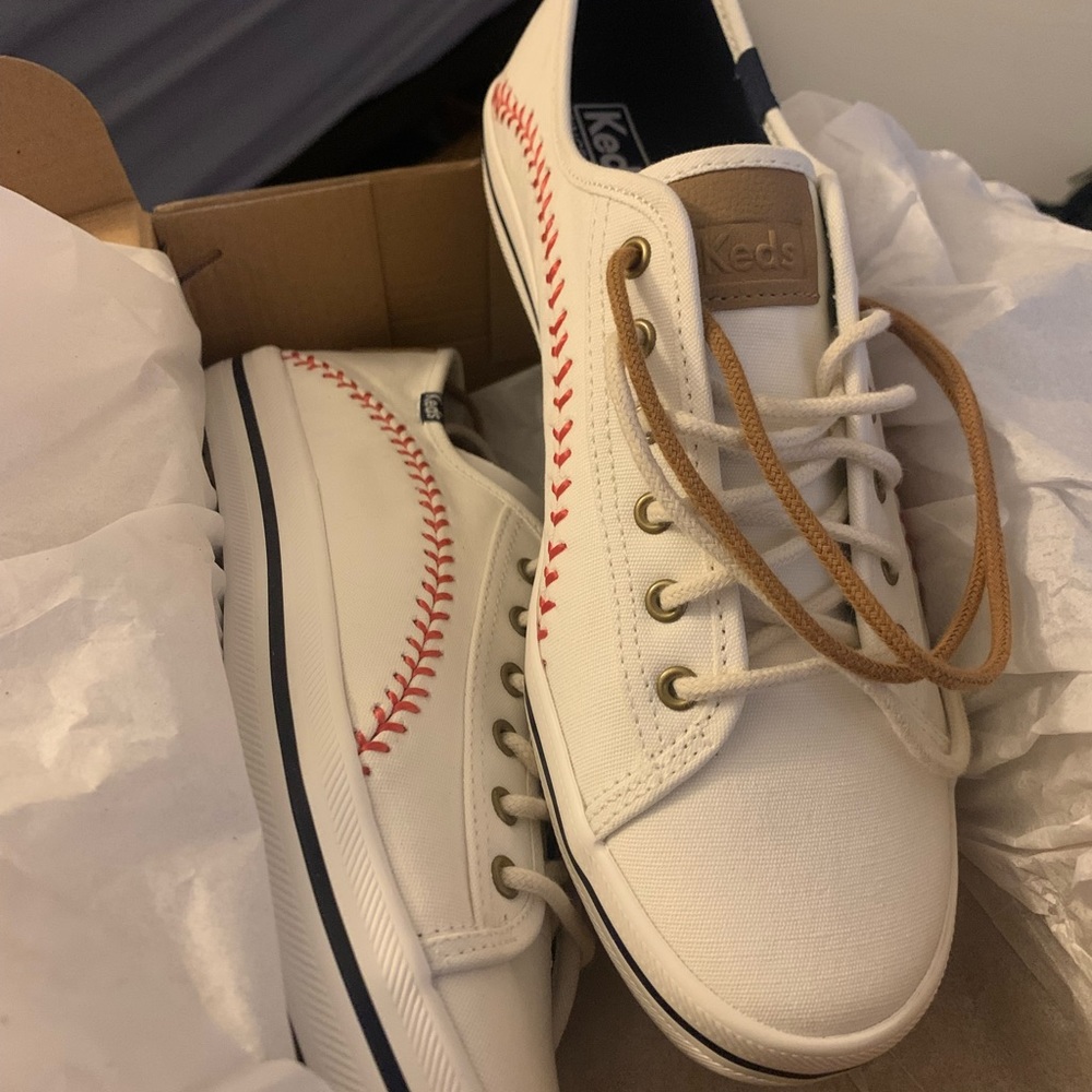 Keds Kickstart Pennant Cream New